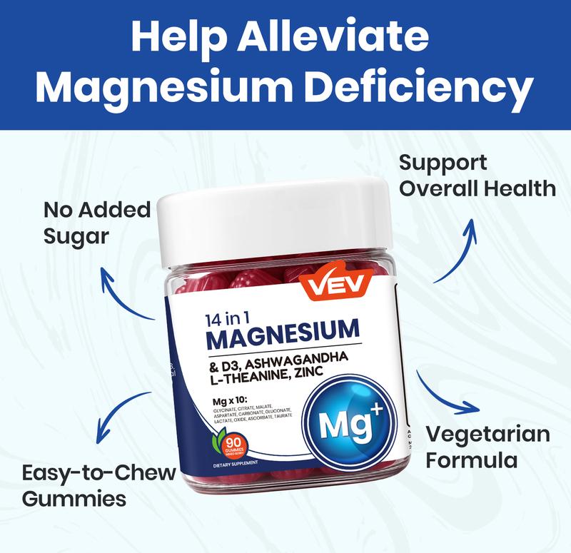 VEV 14-in-1 Magnesium Gummies