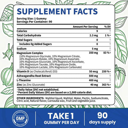 VEV 14-in-1 Magnesium Gummies