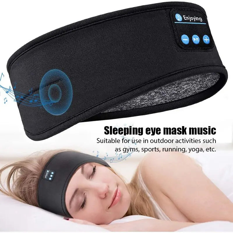 Bluetooth Sports Earphones and Sleep Headband with Music Functionality